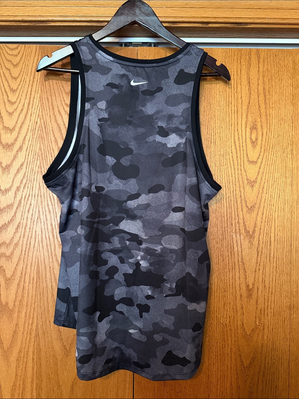 Nike Women's Black & Gray Camo Performance Tank - Picture 2 of 3